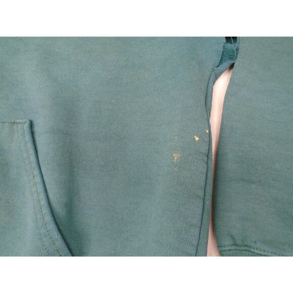 Vintage Carhartt Made in USA Green Hoodie Sweatshirt Large K132HTG Distressed - Picture 3 of 16